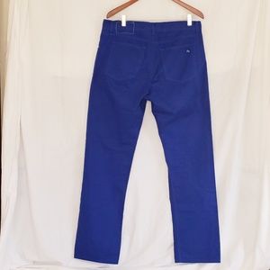blue rag pants